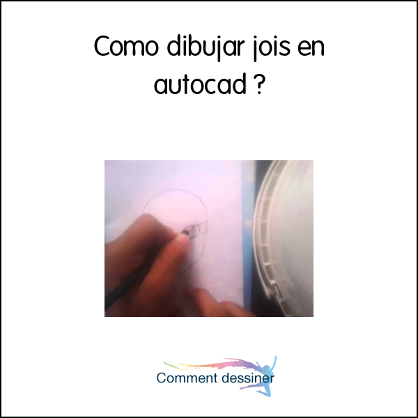 Como dibujar jois en autocad